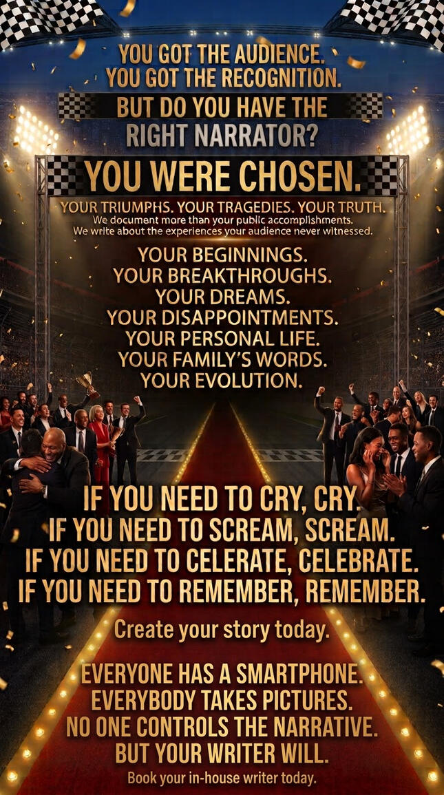 Many are called only a few are chosen! Welcome to the Winner's Circle.